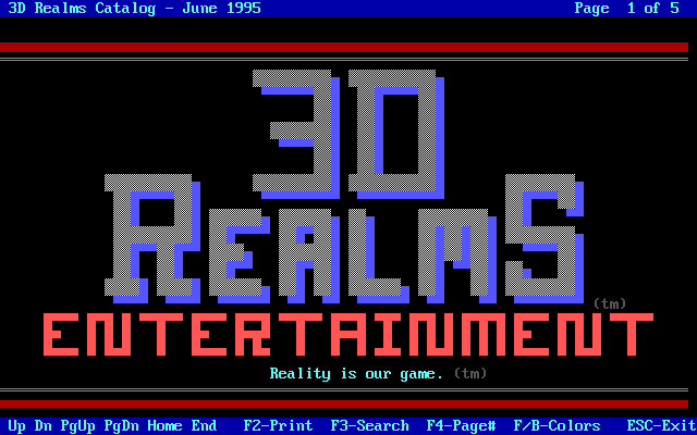 3D Realms catalog