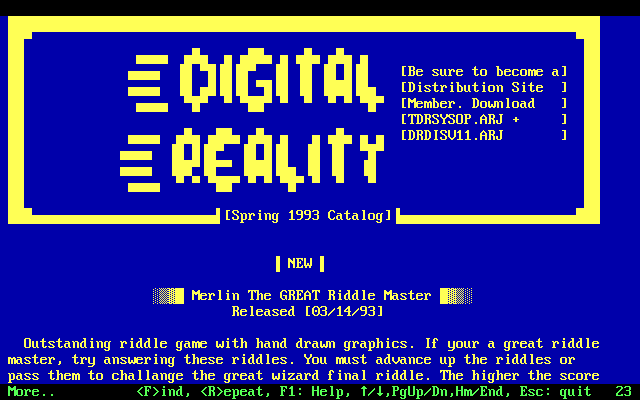 Digital Reality catalog