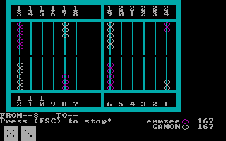 Backgammon screenshot