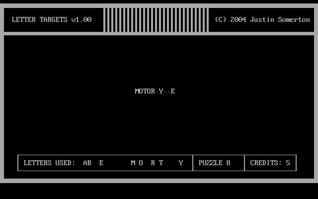 Letter Targets screenshot
