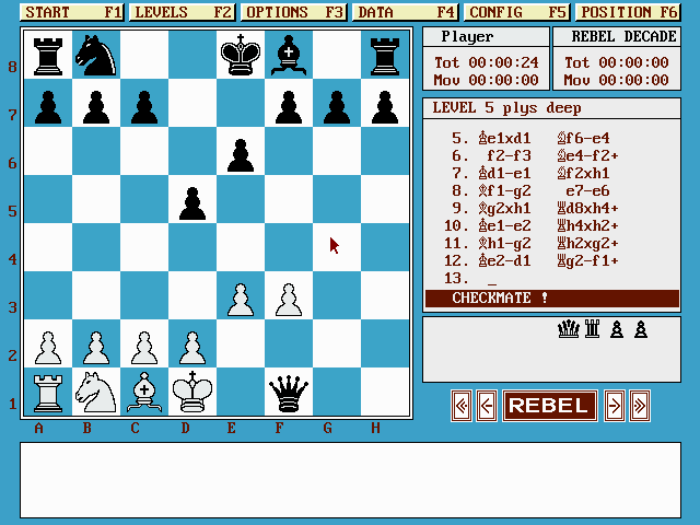 Rebel Decade Chess screenshot