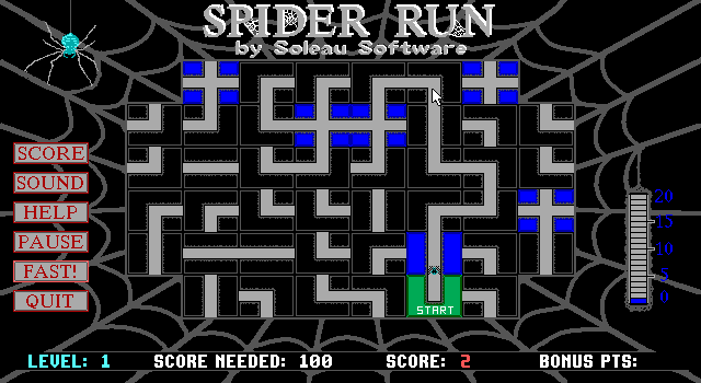 Spider Run screenshot