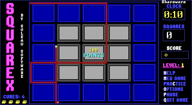 Squarex screenshot