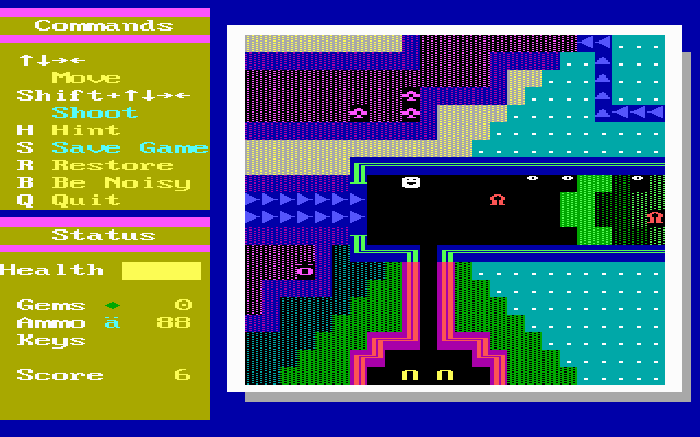 Super ZZT screenshot