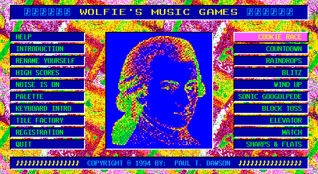 Wolfie's Music Games screenshot